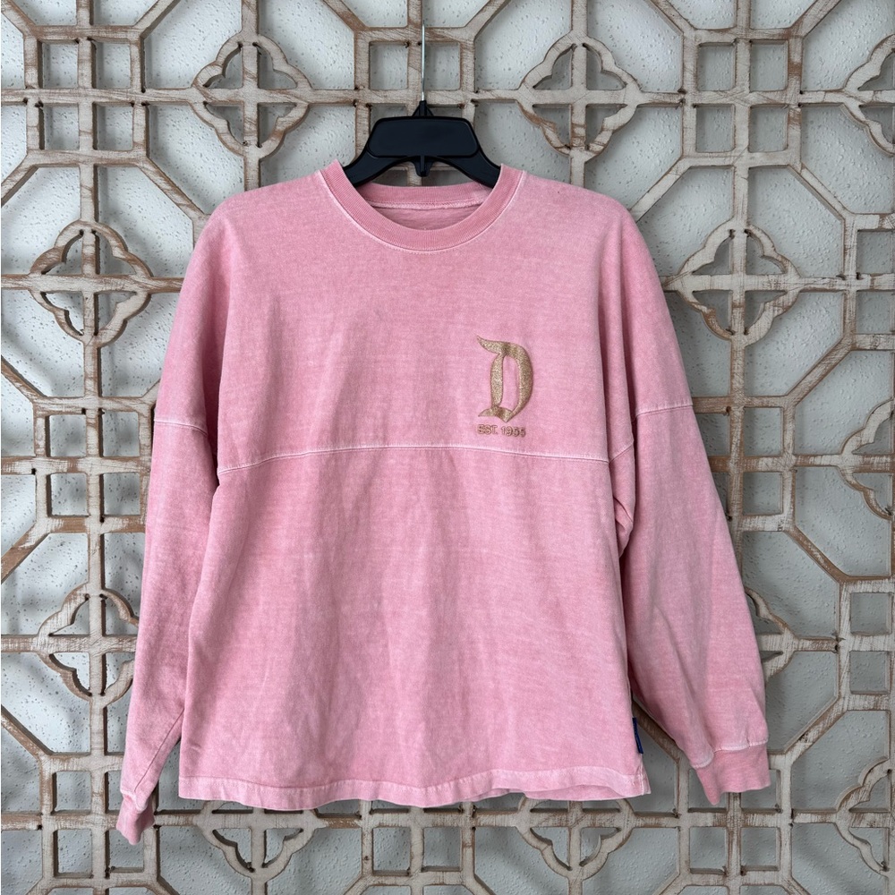 Disney Disneyland Resort Spirit Jersey Pink with Gold Glitter - XS